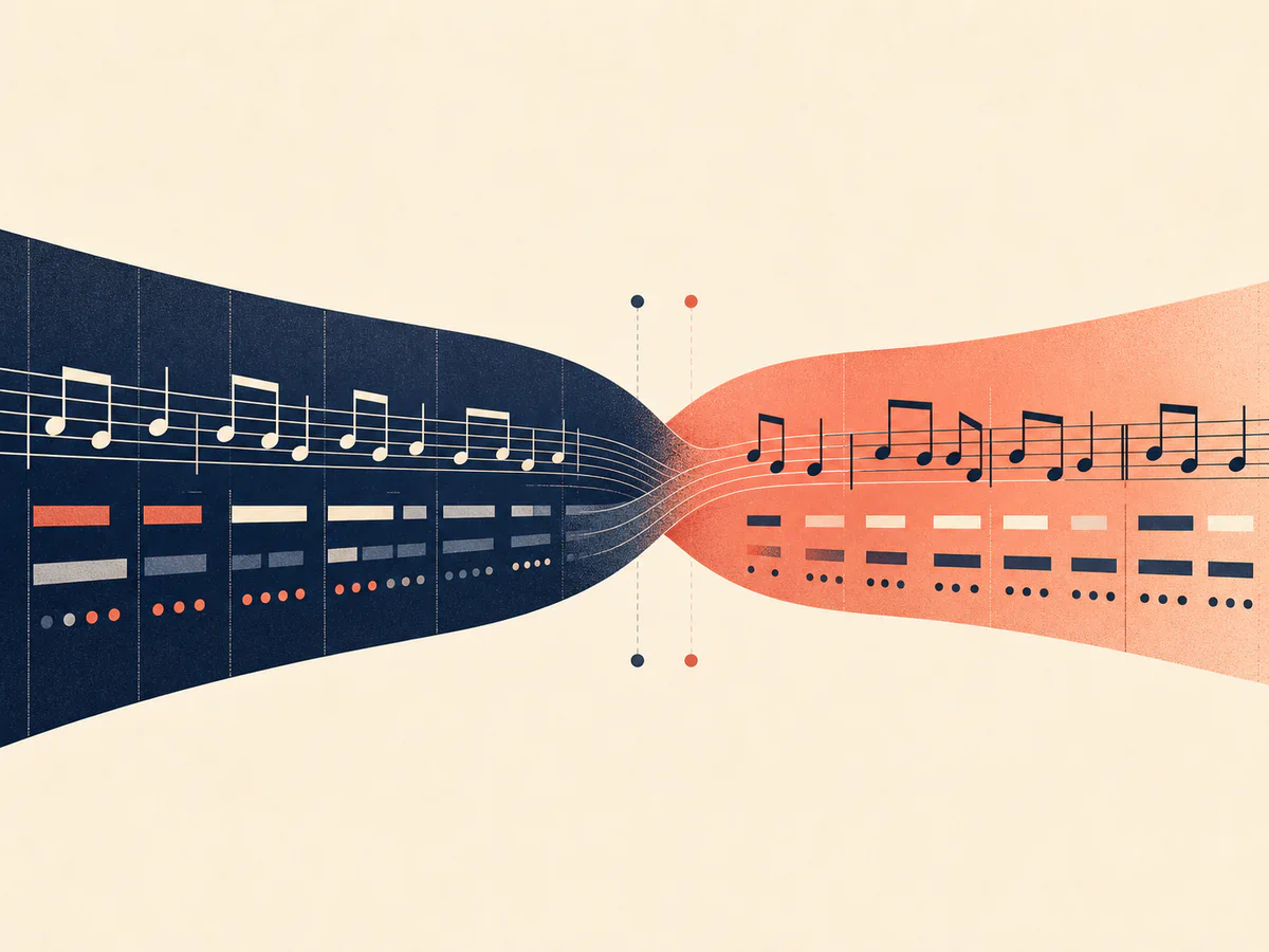 Follow the Source Track's Musical Identity